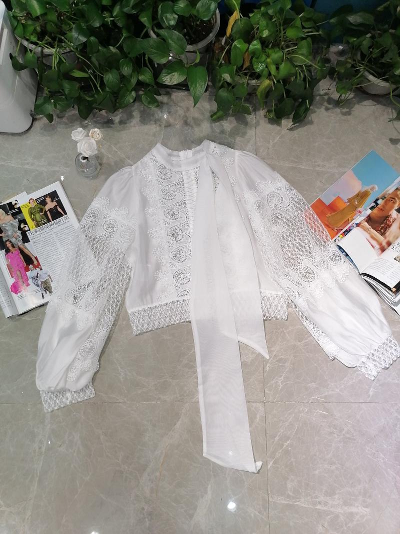 

JK11396 Fashion women' Blouses & Shirts 2020 Runway Luxury European Design party style women' Clothing, As pic