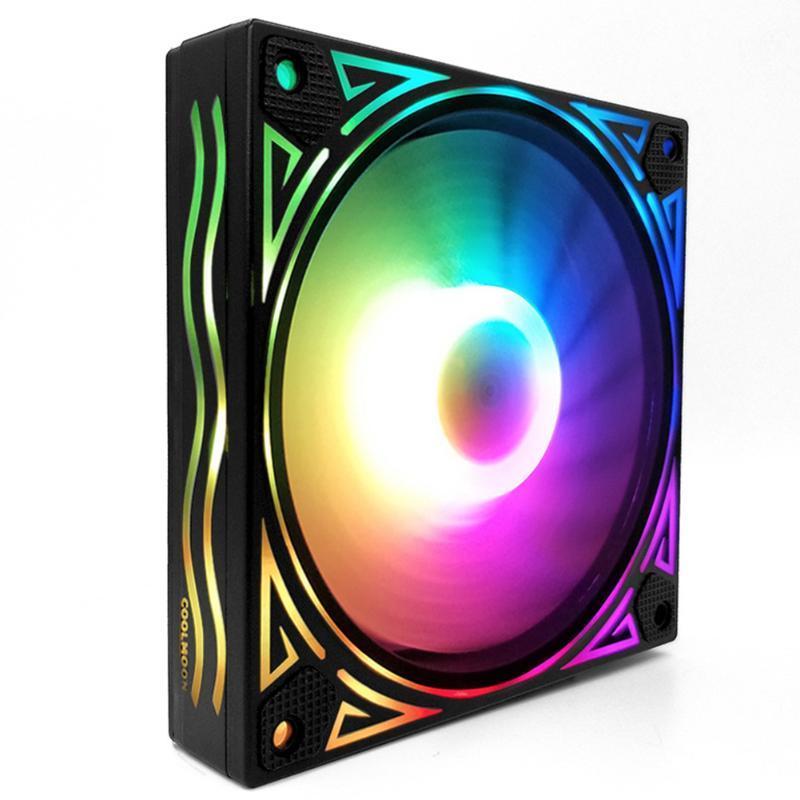 

12cm 12V 6Pin Control Box Silent Hydraulic Bearing RGB Cooling Fan Color Changing Gaming CPU Fast PC Case Desktop Computer1