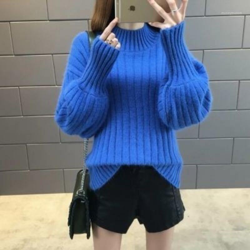 

Sweater women's pullover short student bottoming shirt 2020 autumn, winter and spring new loose versatile sweater top1, Black