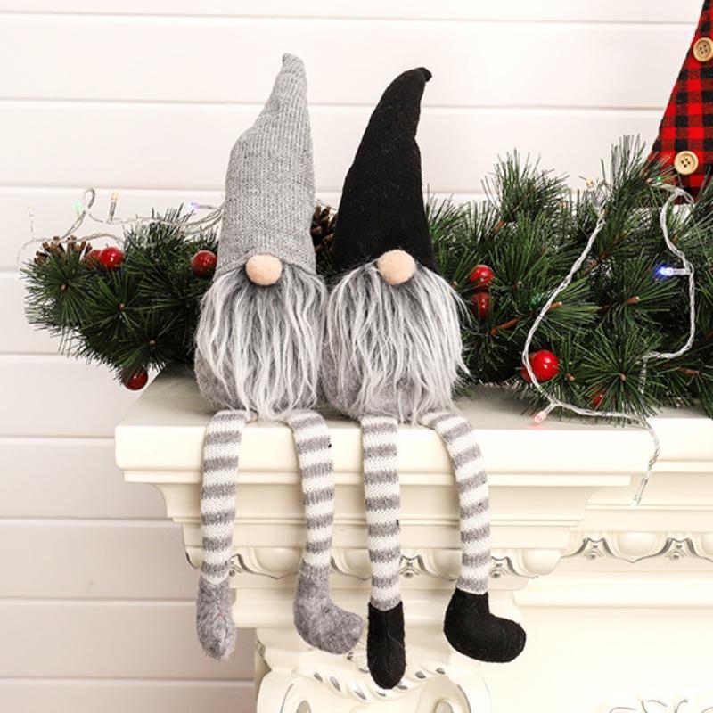 

Various Styles Handmade Swedish Christmas Santa Gnome Plush Doll Holiday Figurines Toy Xmas Home Ornaments1