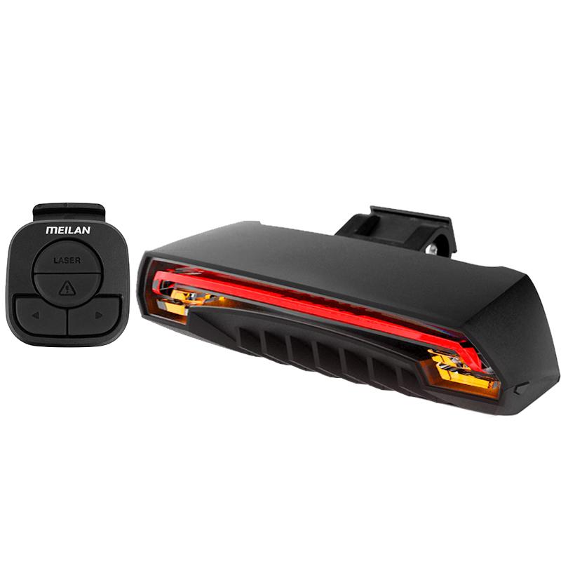 

meialn X5 wireless remote control steering bicycle gub taillights USB charging riding with speaker bell giyo R1 Bicycle Ligh
