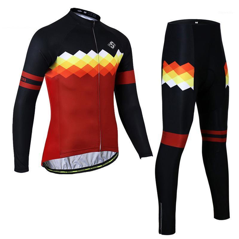 

Ropa Ciclismo Warm Men' Winter Cycling Jersey Set Thermal Fleece Male Quick-Dry Jersey Suit Outdoor Bike MTB Riding Equipment1, Color 02