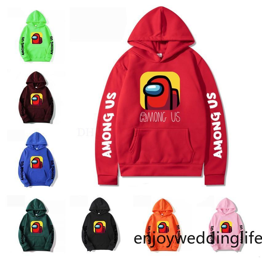 2021 Jeu populaire parmi nous Hoodie Sweatshirts Hommes Femmes Fashion Pull Casual Pull Harajuku Streetwear Sweats à capuche surdimensionnée DHL