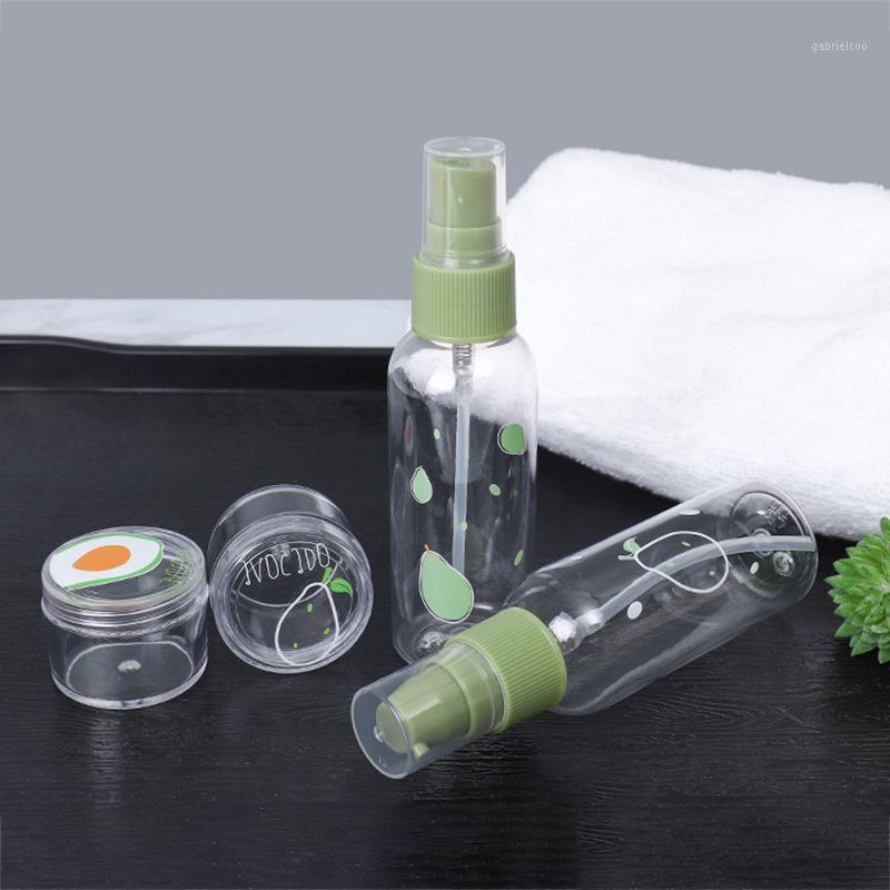 

5pcs/set 60ML Portable Mini Refillable Spray Travel Bottles Mini Plastic Spray Lotion Sub-bottling Makeup Packaging Empty Bottle1