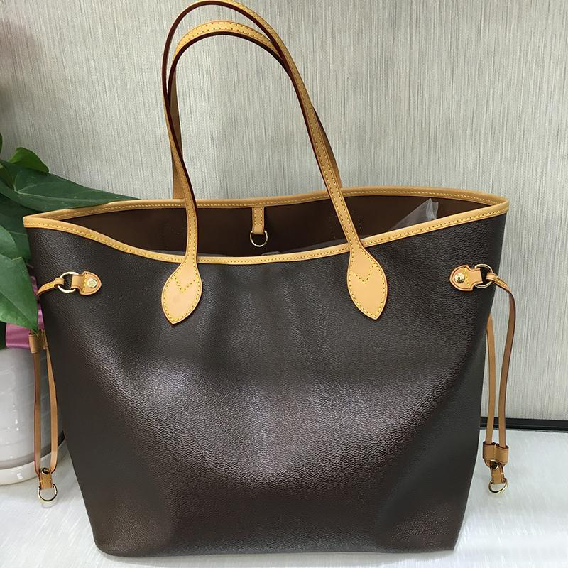 2-piece set Handbag Women Luxurys Designers Bags 2021 3 color Casual travel large capacity tote bag PU material fashion shoulder bag's wallet 40156#