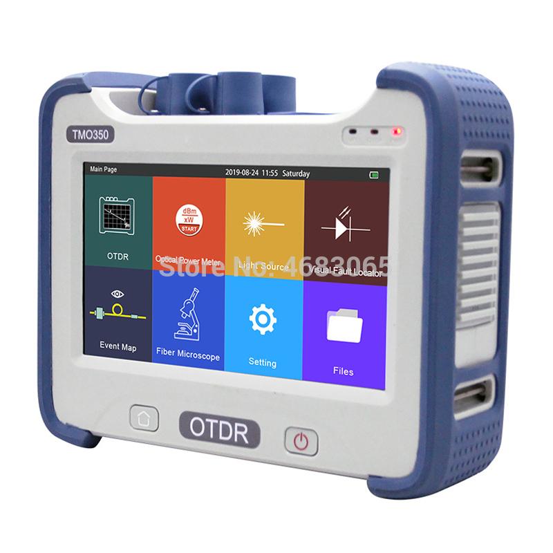 

TMO350 OTDR Optical Time Domain Reflectometer 1310 1550nm 33 35dB/32 30dB Built-in VFL OPM OLS Red Light With FC SC ST Connect