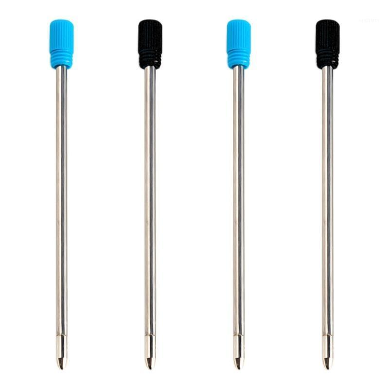 

Ballpoint Pen Refill 7CM Long Small Refill Oily 1.0mm Black Blue Ink Metal1