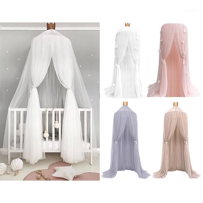 

multi-Colors Hanging Kids Baby Bedding Dome Bed Canopy Cotton Mosquito Net Bedcover Curtain For Baby Reading Playing Home Decor1