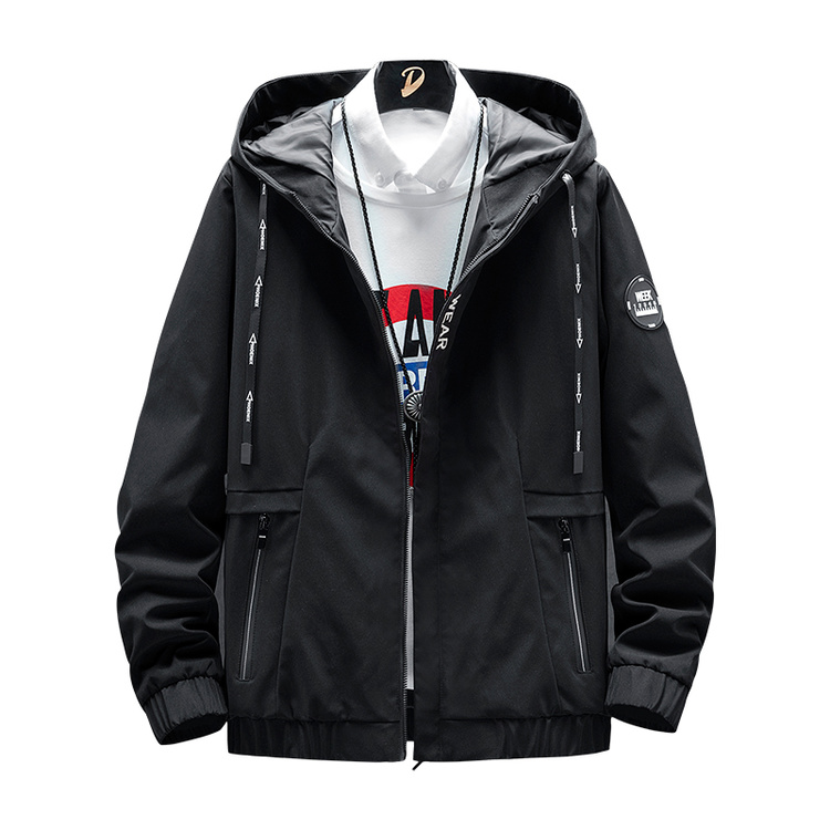 

Winter Jacket And Coats For Men Casual Green Bomber Jackets Man Outwear Hooded Hoodies Streetwear Men Windbreaker Clothes, Grey