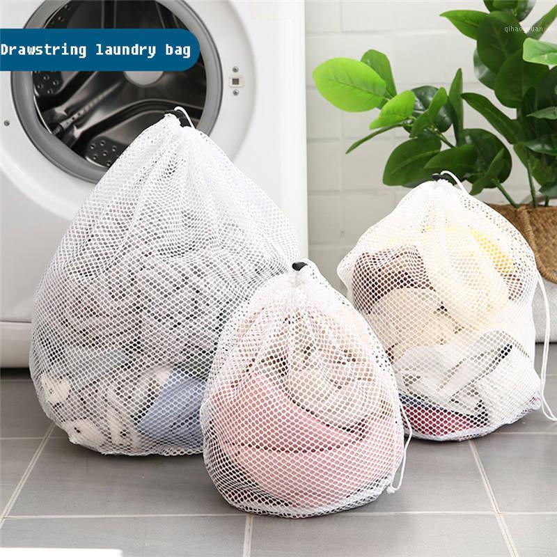 

Bathroom Washing Laundry Bag Clothing Care Foldable Protection Net Filter Underwear Bra Socks Underwear Washing Machine Clothes1
