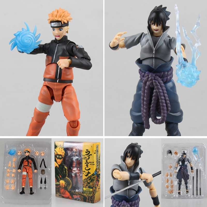 

Good PVC Anime Movable Naruto Action Figure Sasuke Kakashi Minato Gaara Assemble Molding Joints Replaceable Model Toy Gifts Y200421