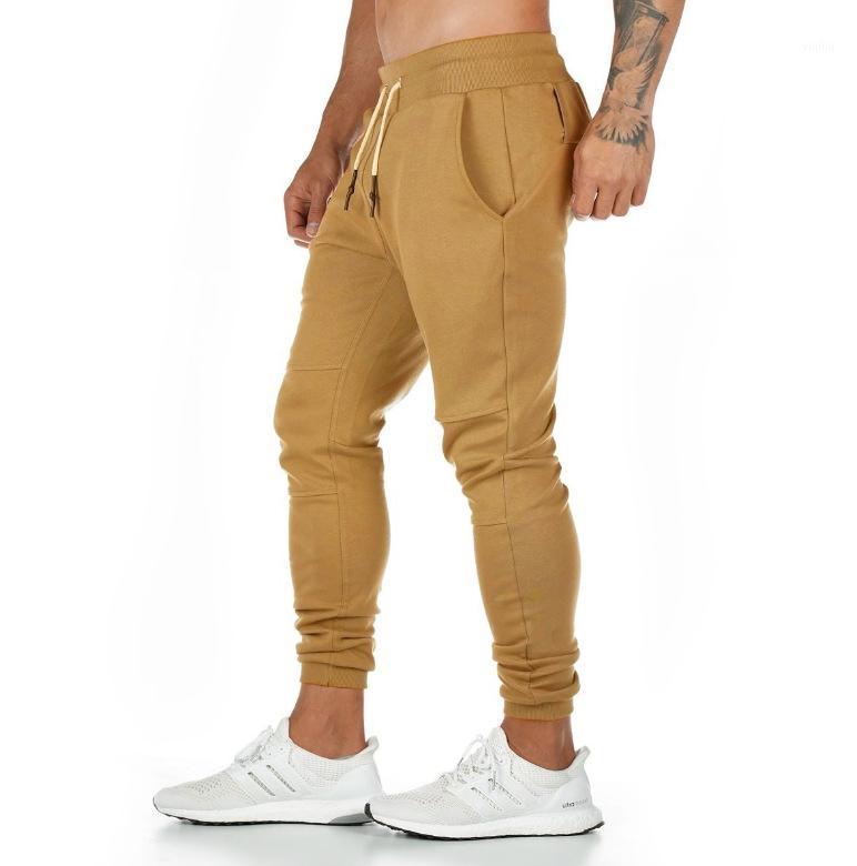 

Men's Sport Casual Sweatpants Solid High Street Track Trousers Men Joggers Fitness Multifunctional Breathable Pants1, Beige
