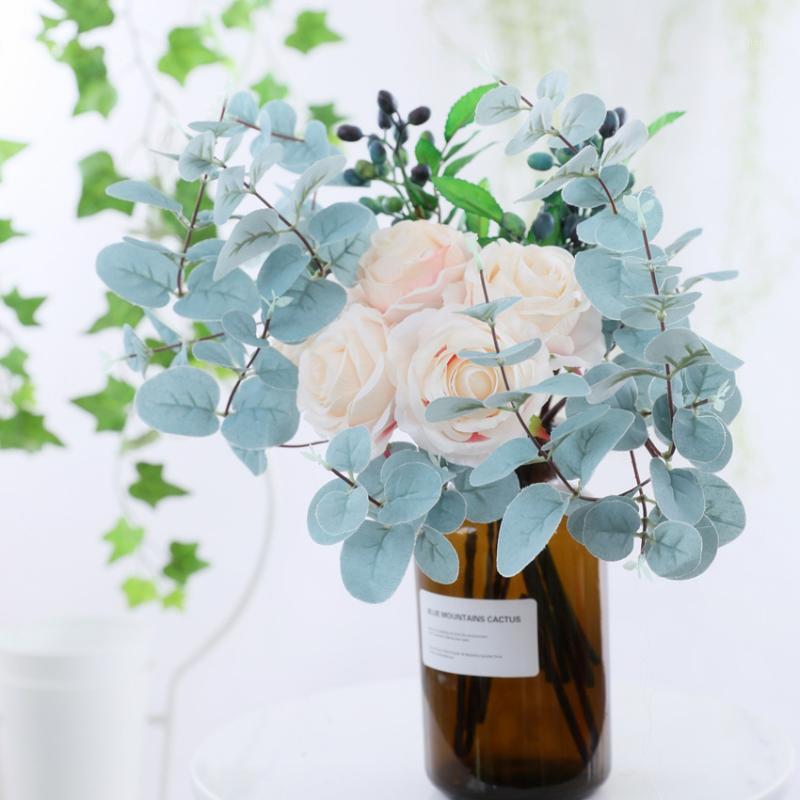 

65cm high-grade Eucalyptus leaves Artificial plants fake money grasswedding party Christmas home decoration DIY1, Green