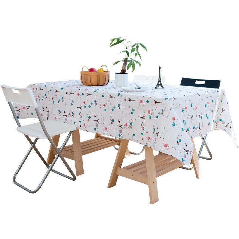 

Cotton Table Cloth Western Style Washable Tablecloth Rectangular Table Cover Party Wedding Home Decorations Home Textile, As pic