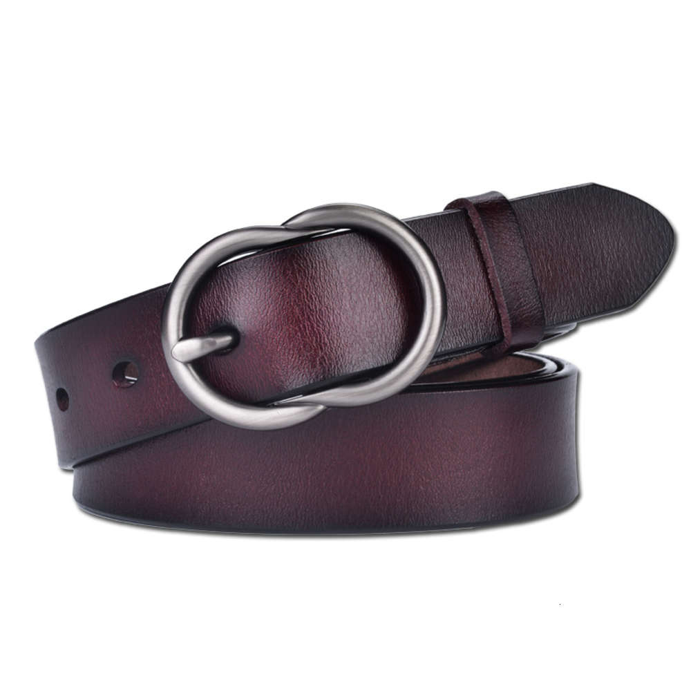 

Cowhide belt new women's belt leather fashion decoration casual versatile belt, Black