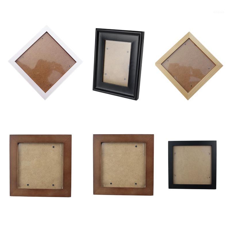 

Square Thick Pine Wood Photo Frame Wall Picture Frame1