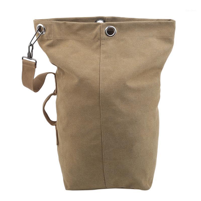 

Large Capacity Travel Climbing Bag Tactical Backpack Women Army Bags Canvas Bucket Bag Shoulder Sports Bags Male1, Khaki