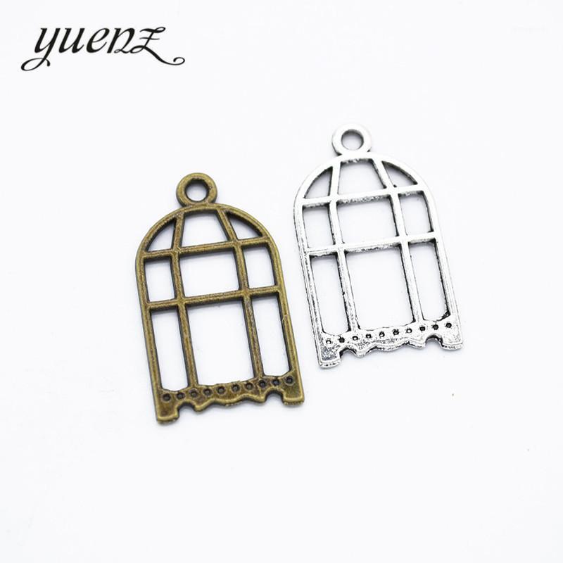 

YuenZ 20pcs Antique Silver birdcage Charm Pendants for Bracelet necklace Jewelry Accessories Diy Jewelry Making 21*15mm D6171