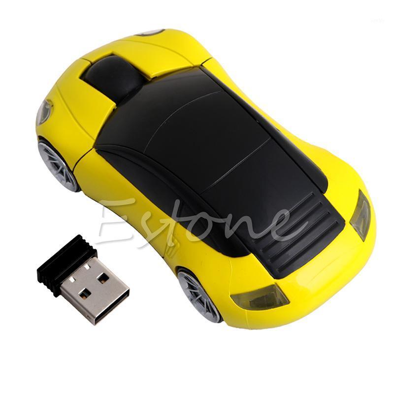

2.4G 1600DPI Mouse USB Receiver Wireless LED Light Car Shape Optical Mice1