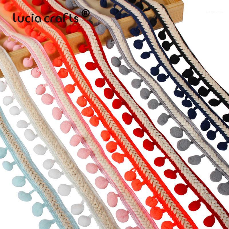 

Lucia crafts 3y Pom Pom Trim Lace Ribbon For Craft DIY Wedding Decor Sewing On Cloth Accessory P03131