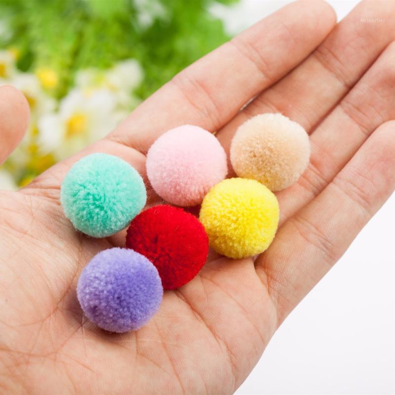 

15/20/25/30mm High Quality Cashmere Pompom Fur Craft DIY Soft Pom Poms For Earrings/Hair Decoration,Sewing On Cloth Accessories1, C26 milk white