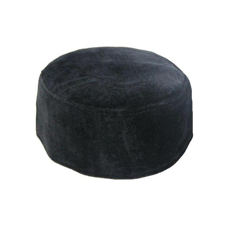 

Muslim Men Hat Winter Warm Velvet Prayer Hats Islam Men's Headscarf Bonnet Islamic Hijab Caps Arabic Musulman Headwraps Cap