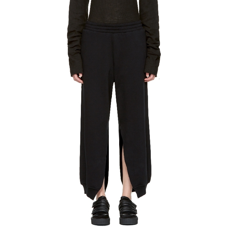 

2021 New Men' Black Home Pair of Casual Feeling Loose Worn-out Cotton Pants Pure Character Pants. -6xl!! NQSZ