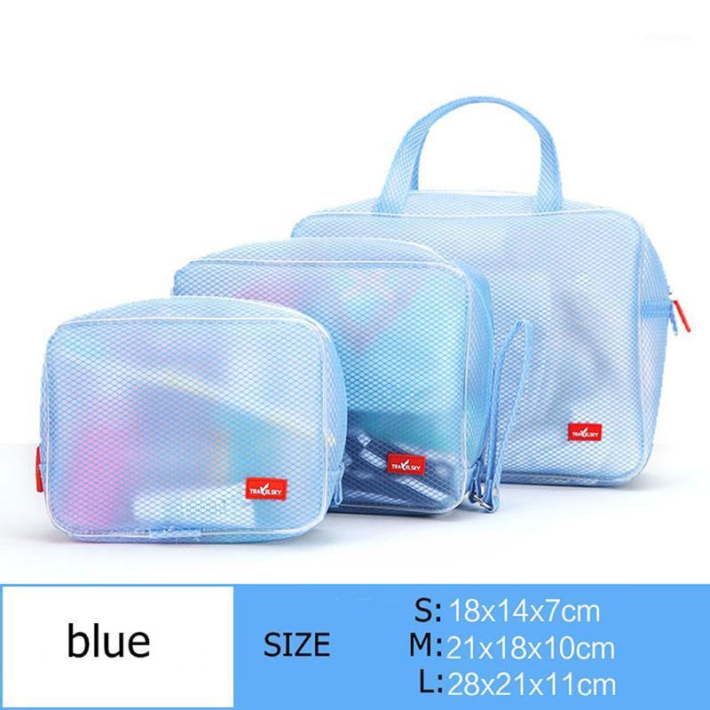 

Korean Bath Bag EVA Waterproof Transparent Wash Bag Travel Swimming Clothes Storage1