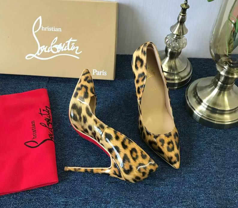 

Christian Luxury Bottom Louboutin CL A1 Women's high heels 8cm 10cm 12cm nude black red leather pointed dress shoes 22 2021