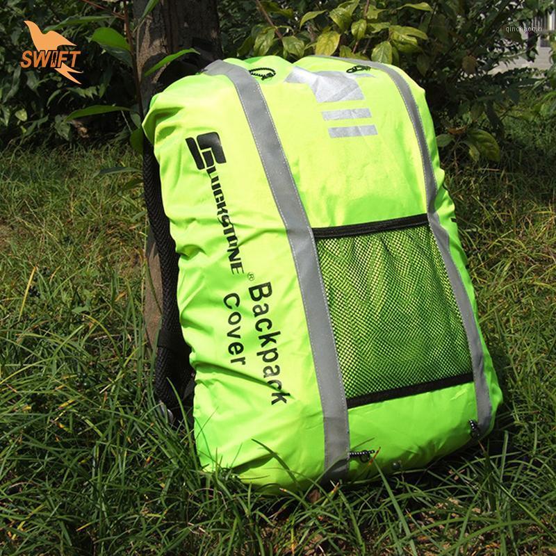 

40*50CM Waterproof Coating Oxford Tactical Backpack Cover Foldable Outdoor Travel Hiking Climbing Bag Gym Rucksack Rain Cover1, Blue