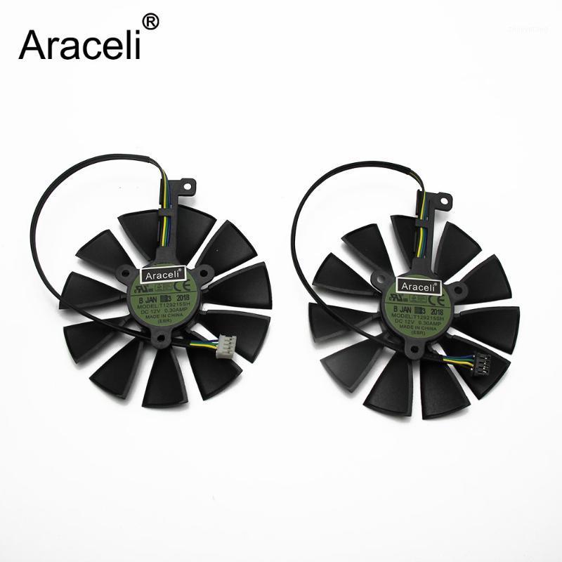 

87mm T129215SH FDC10U12S9-C 4Pin RTX 2060 2070 2080 Ti GPU Card Cooler Fans For ASUS GeForce RTX2080 RTX2080Ti GAMING Card Fan1