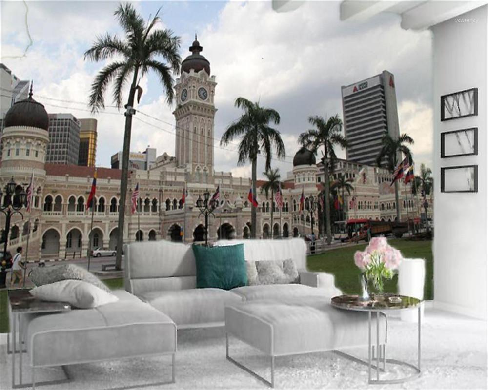 

3d Wallpaper For Kitchen Beautiful Magnificent Western-style Bell Tower Living Room Bedroom Wallcovering HD Wallpaper1, As pic