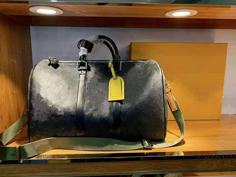 

New 2021 Boys Unisex Women Men Duffel Duffle Bags Man Reading Large Capacity Short-distance Travel Tourism Female Handbag, Customize