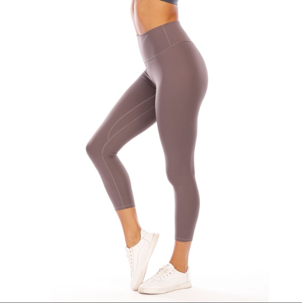 

L Yoga Pants for women Highly Elastic gym lu Flexible Fabric Leggings Lightweight Nude feeling yoga pants Fitness Wear Ladies Bran 2020#, [as pic] no.10