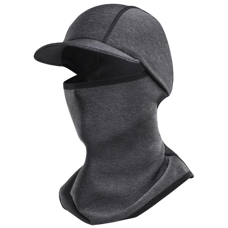 

Bicycle Cap Hat Winter Sports Warm Fleece Hat Warm Face Cover Neck Gaiter Outdoor Cap for Winter Bicycle Neck, Type 1