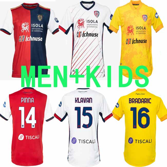 

New 2020 2021 men+kids /21 Cagliari Calcio Soccer Jersey JOAO PEDROSIMEONE maillot de foot Shirt limited edition camisa de futebol, Grey