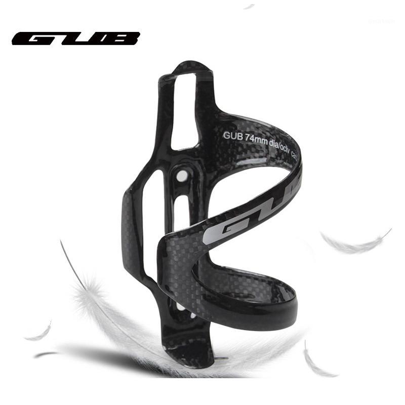 

GUB Ultra-light Full 3K Carbon Fiber Bicycle Water Bottle Cage Holder For MTB Bike Road Bicycle Bottle Cage 5 Styles Black1