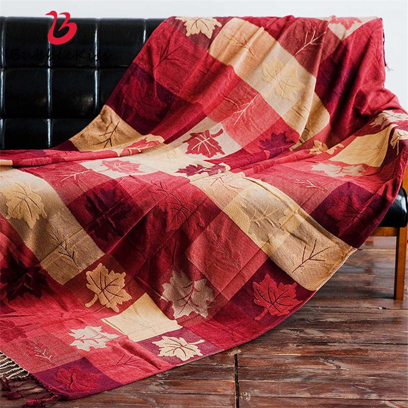 

Bubble Kiss Best Selling 2020 Blanket Red Geometry Knitted Blankets For Beds Bedroom Home Sofa Towel Office Siesta Throw Blanket
