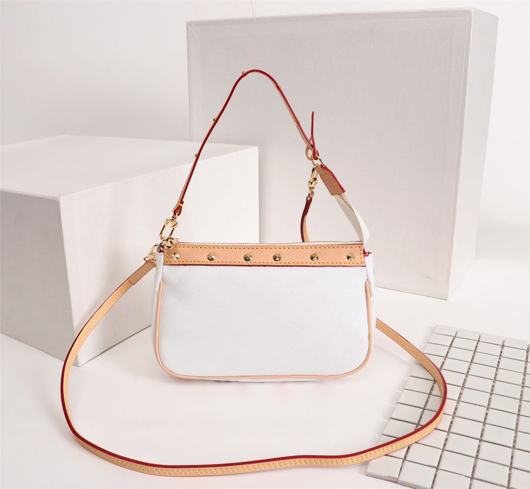 

2020 Hot highest quality designer bags VINTAGE handbags shoulder bag messenger Shopping bag pockets Cosmetic Bags crossbodys bags purse, Mono white #m92649