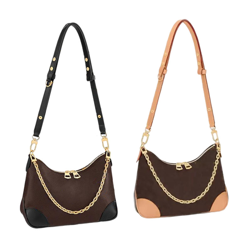 

2022 Women's Fashion Versatile Boulogne handbag small chain bag clutch M45832 crossbody Women Luxurys designers Bags Boulogne bag, Brown