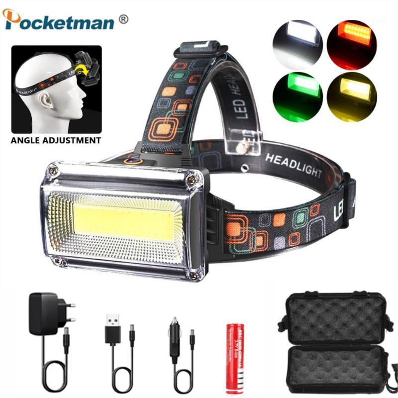 

20000LM Powerful COB LED Headlight Rechargeable Headlamp Torch 18650 Battery Waterproof Hunting Fishing Light Outdoor1