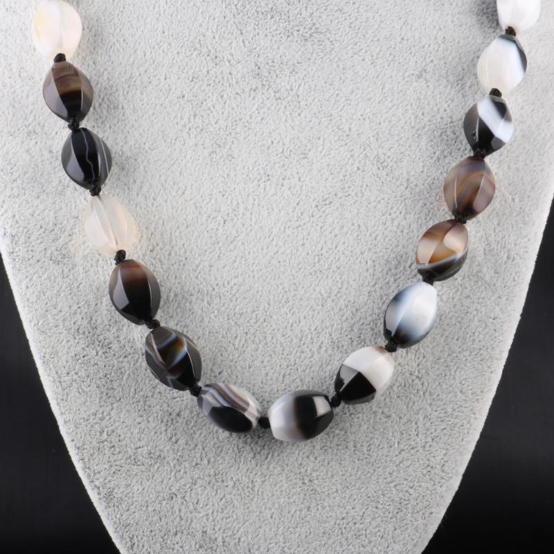 

Fashion Natural Stone 23 Color 10x14mm Natural Stone Agates Necklace Quartz Necklaces Jewelry Gift