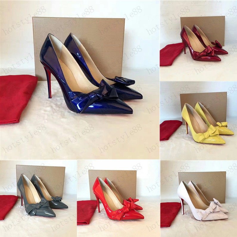 

sell So Kate Styles 8cm 10cm 12cm High Heels Shoes Red Bottom Nude Color Genuine Leather Point Toe Pumps Rubber Wedding Shoes, Black