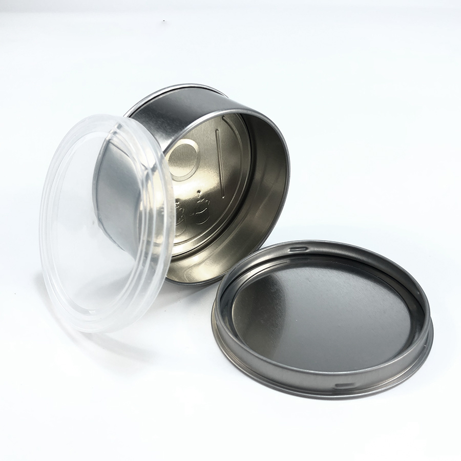 

Raw Tobacco Tin Can Pressitin Dry Herb Flower Storage Box Smellproof Metal Container Self-seal Black Transparent Cover Labels Tune Stickers