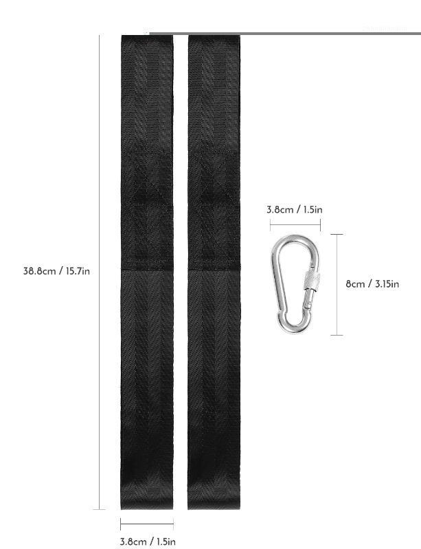 

Lixada Battle Rope Anchor Strap Kit Reinforced 2 Nylon Straps &1 Stainless Steel Carabiner Clip Ropes Gym Training Roper1