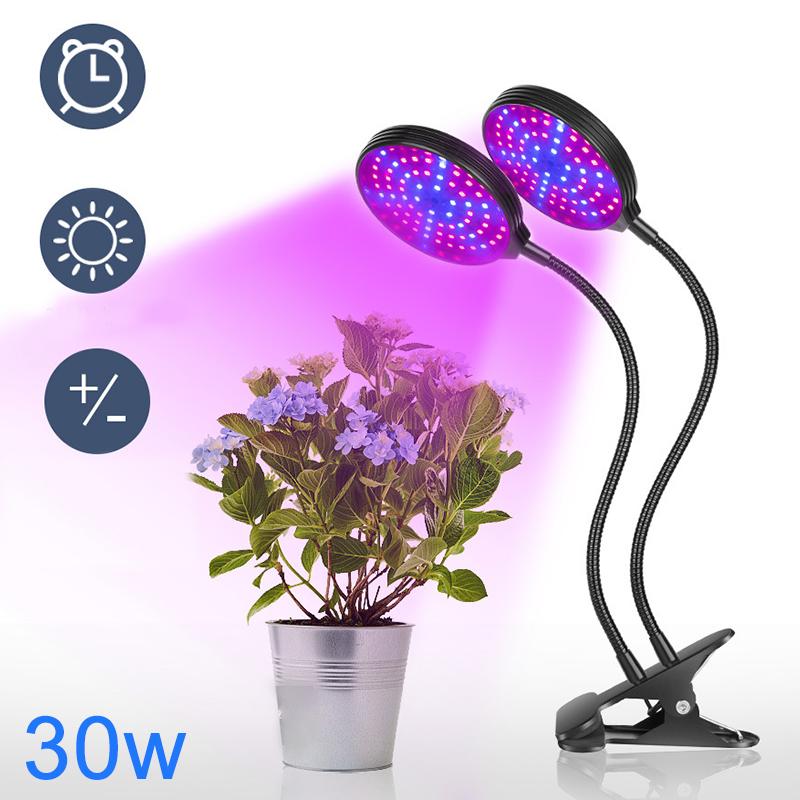 

1x LED Grow Light UV Growing Lamp Indoor Plants Hydroponic Lamp Dimming Home Garden Decor Supplies Wedding Party