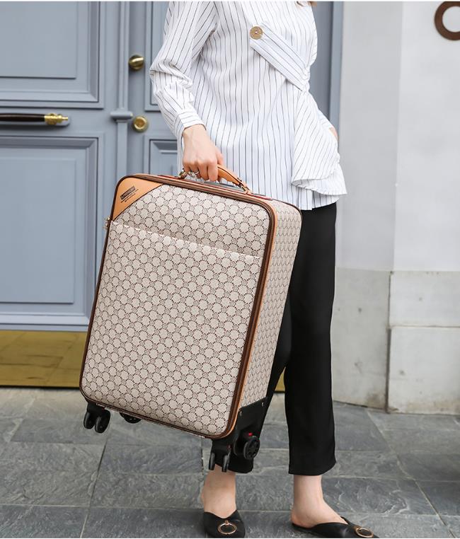 Designer Women Men Suitcases Unisex Spinner Expandable Trolley Brand Fashion Luxury Designer Carry-Ons Barding Bag Rolling Luggage Sets-image-629532584
