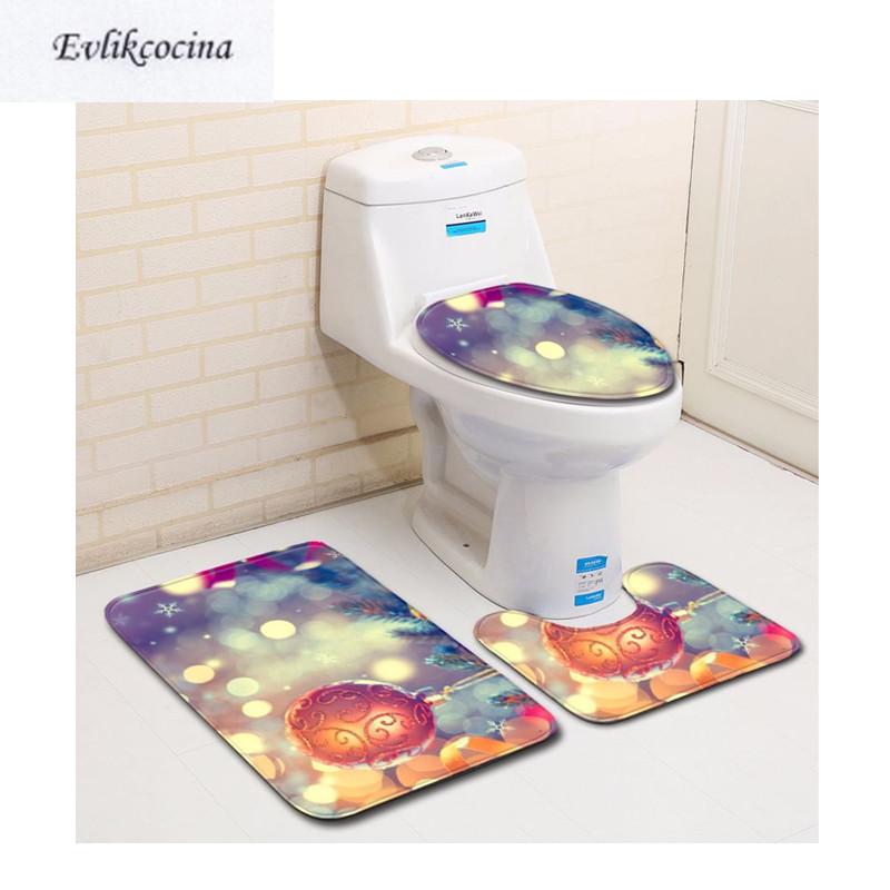 

Free Shipping 3pcs Bright Bells Banyo Paspas Bathroom Carpet Toilet Bath Mat Set Pad Non Slip Tapis Salle De Bain Alfombra Bano