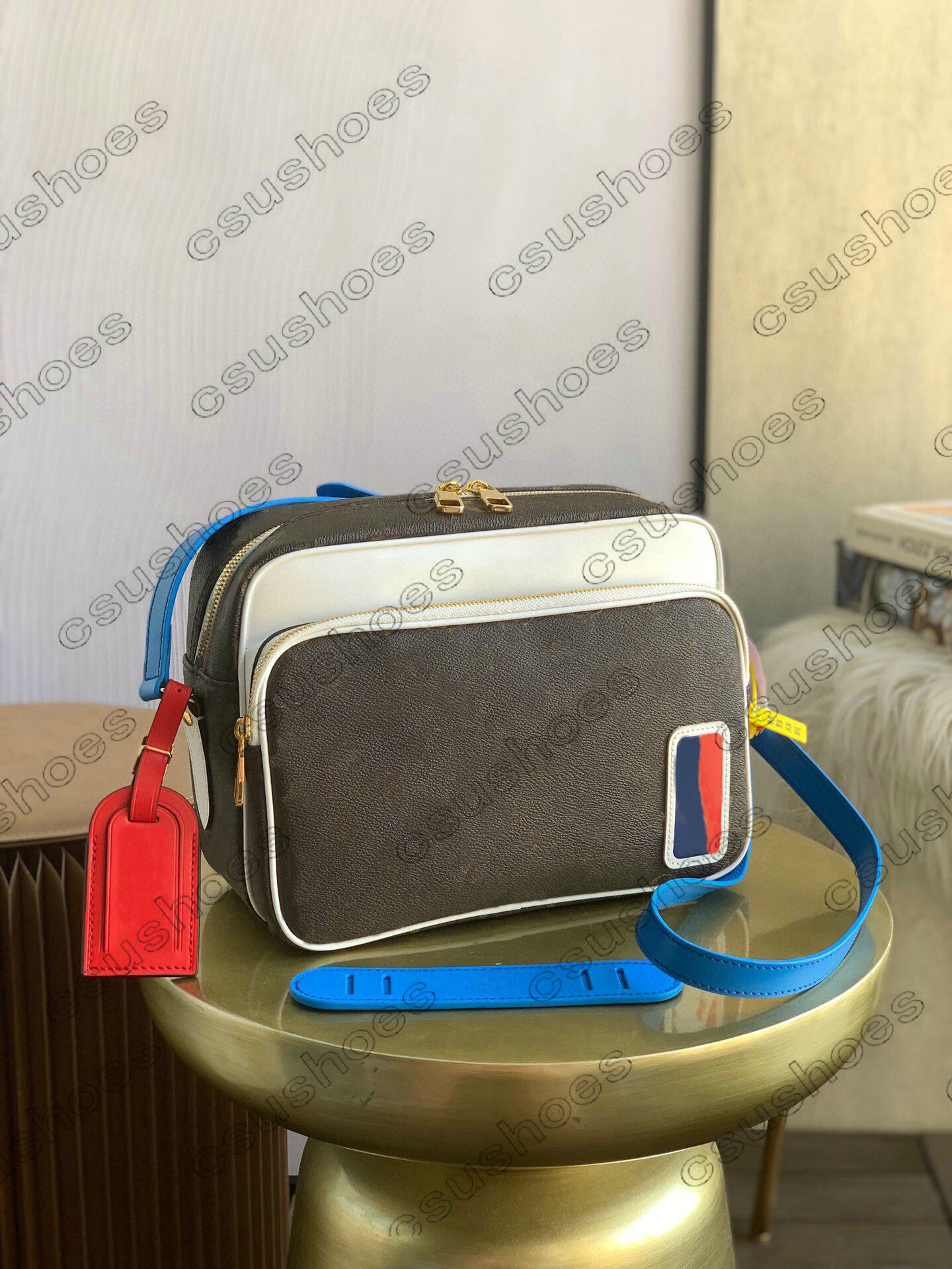 

Nil PM Messenger Basketball Bag NIL PM Bag Crossbody CLOAKROOM DOPP KIT Shoulder Purse M45584 M45583