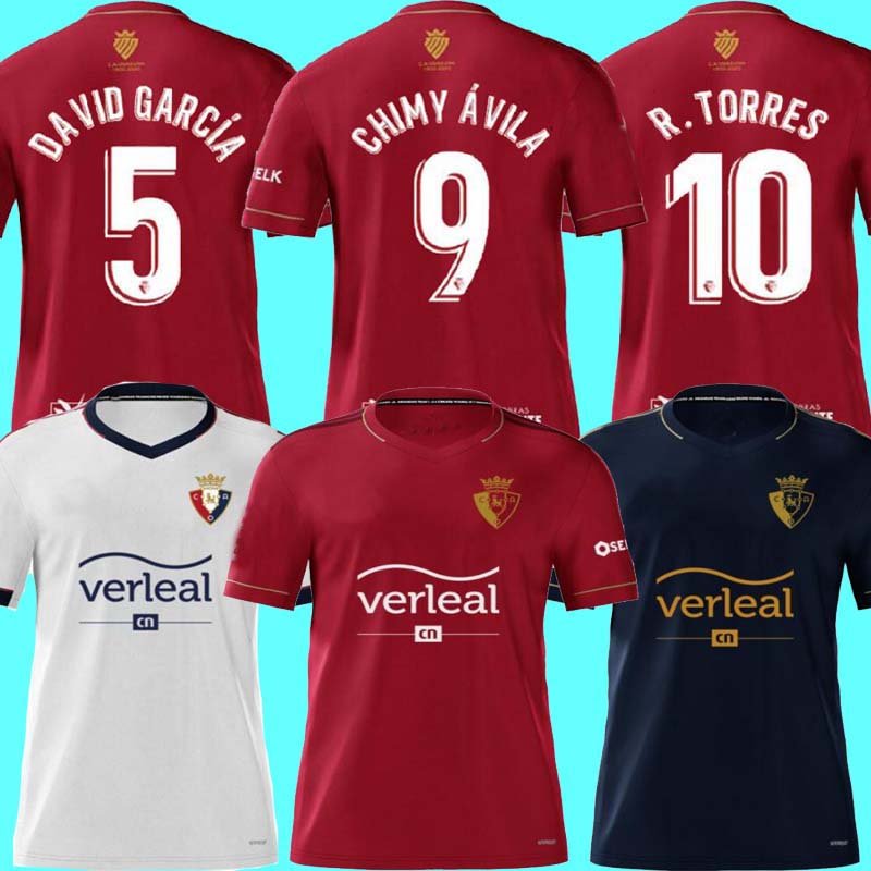 

20 21 OSASUNA soccer jersey Chimy Ãvila R. Torres David GarcÃ­a Brandon Aridane 2020 21 OSASUNA HOME AWAY 3RD soccer jersey, Black;yellow